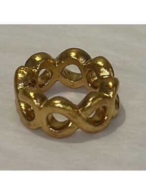 ENDLESS JEWELRY sterling silver gold plated infinity bead for bracelet 925